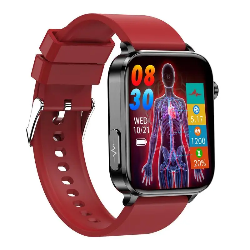 

1.96inch HD Non-invasive Smart Watch Wireless Heart Rate Blood Pressure Health Monitor IP67 Waterproof Fitness Watch For IOS