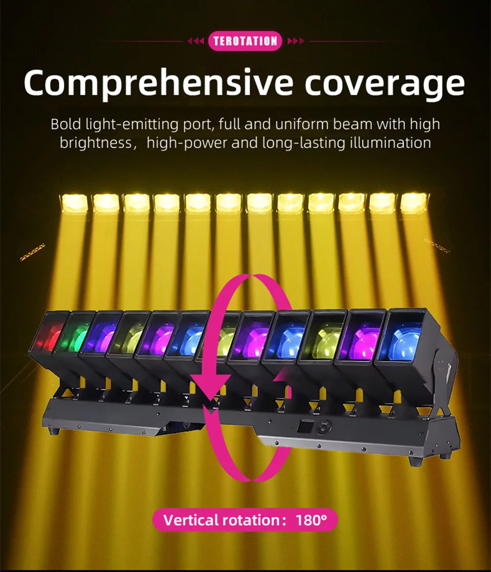 Led 12*60w Moving Head Beam Light Stage 4in1 Beam Moving Head Light DJ Disco DMX