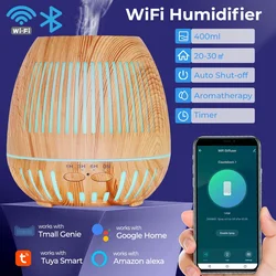 WiFi smart Air Humidifier Aromatherapy Essential Oil Diffuser 7 Color LED Night Light Cooling Mist Home Aromatherapy Machine