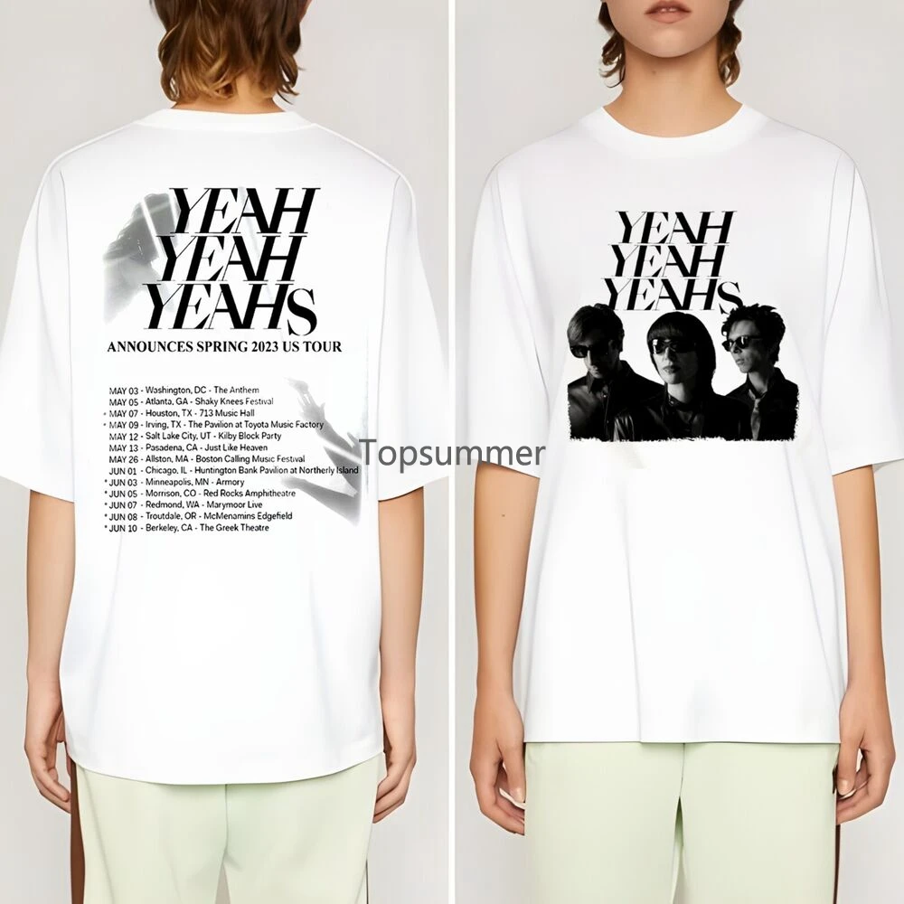 

Hot Yeah Yeah Yeahs Band Spring Us Tour Dates Gift Family Shirt Ws2605