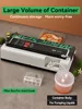 Vacuum Sealer MAGIC SEAL MS4005 Packaging Machine for Plastic Bags Products Food Storage Containers Mylar Auto Manual Modes Home 5
