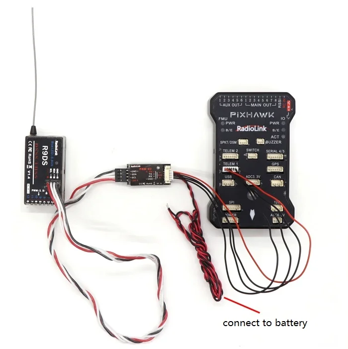 Radiolink PRM-01/PRM-03 Module Télémétrie Tension Temps Réel pour Récepteurs RC