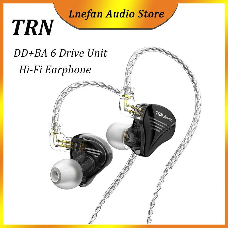 

TRN TA2 2DD+4 Knowles BA Earphone HiFi IEM Dynamic Balanced Armature Hybrid Driver Metal Shell With Detachable Headset Headphone