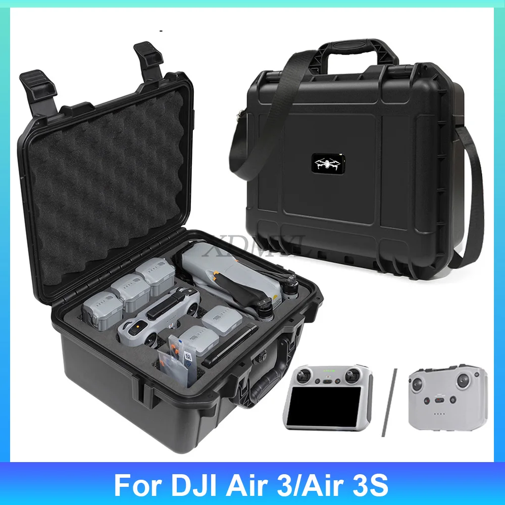 Explosion-proof Case For DJI AIR 3/AIR 3S RC 2/RC N2/RC N3 Hard Shell Suitcase Safety Protective Handbag Drone Accessories