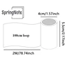 2m/Roll Fashion Lady PET Washi Tape Butterfly Transparent Sticker Decorative Tape For Scrapbooking Journal Aesthetic Stationery 6