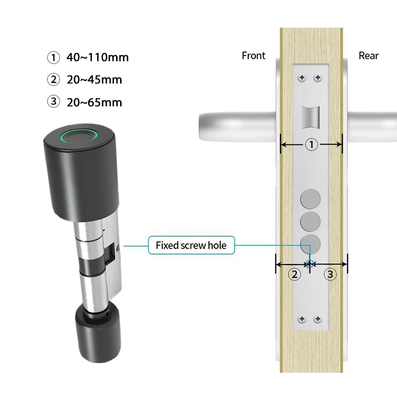 Smart homekit Euro profile smart cylinder Nuki smart lock 2.0 with APP  control - AliExpress