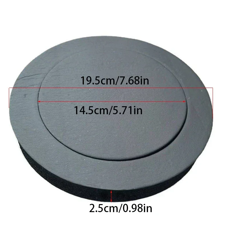 4pcs Universal Car Speaker Ring Sound Insulation Accessories Auto Audio Enhancer System Soundproof Bass Door Trim Self Adhesive