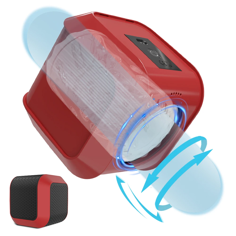 Automatischer Teleskop Masturbator Mit Rotationsfunktion_voghion.com
