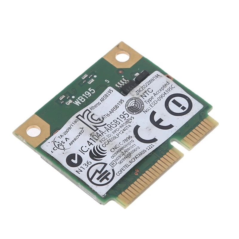 Dell Dw1702 Atheros Ar5b195 무선 및 BT 블루투스용 카드, 콤보 미니 카드 호환