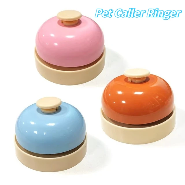 1PC Dog Training Calling Handbell Serving Meal Hand Clap Calling Bell Pet Dinner Trainer Pet Supplies Toys 2