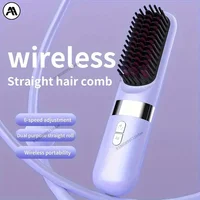 Nouveau peigne électrique chaud multifonctionnel sans fil lisseur de cheveux Ion négatif Anti-brûlure brosse à lisser 2025 1