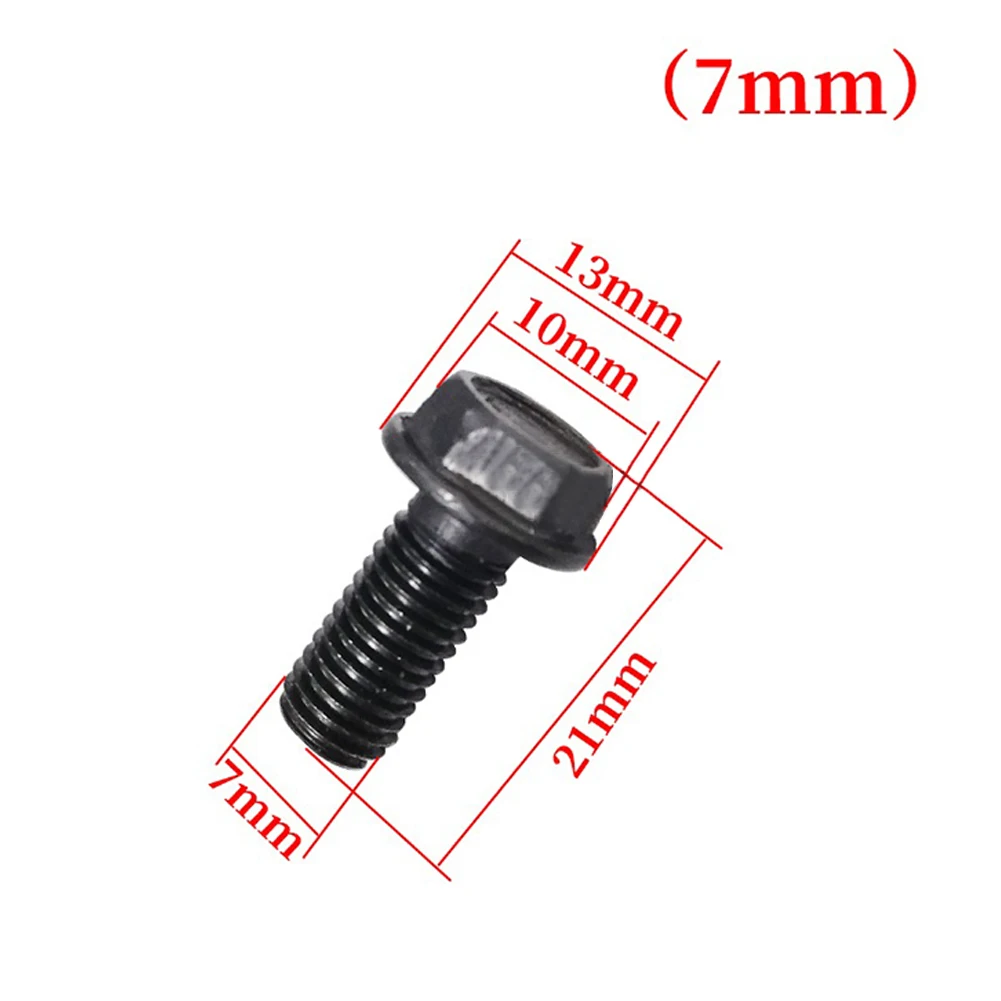 Description Picture 3 of item10pcs Saw Blade Screw M8 M7 M6 Left Hand Thread Hex Flange For Cutting Machine Fasteners Replacement Power Tool Accessories