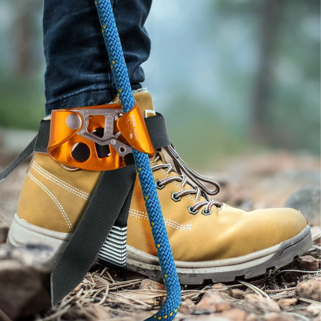 Ascensor/Escalador De Pecho Para Escalada Y Rappel | Aleación Aluminio-Magnesio, Carga 100 Kg, Cuerda 8-13 Mm
