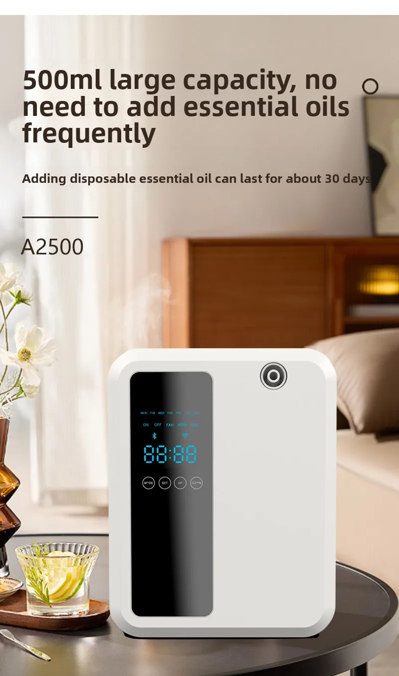 Diffuseur d'aroma intelligent avec bluetooth et wifi pour la maison_voghion.com