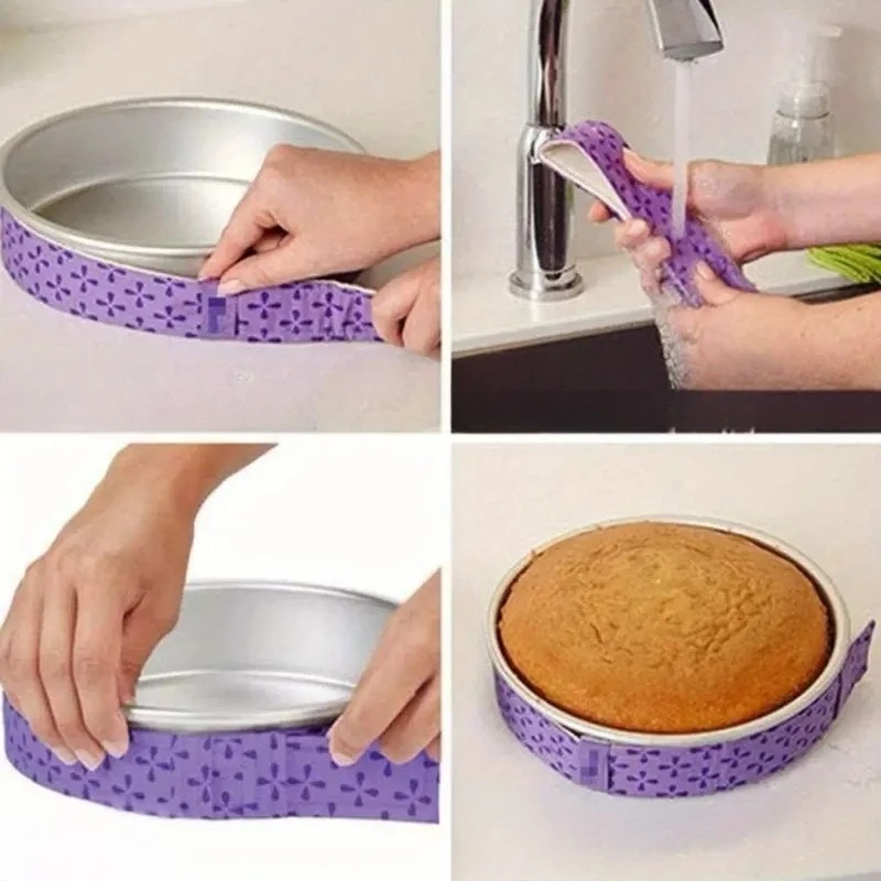 Professional Bake Strip for Cake Pans Moisture Retention Protector Belt Even Level Baking Aid - Essential Kitchen Tool