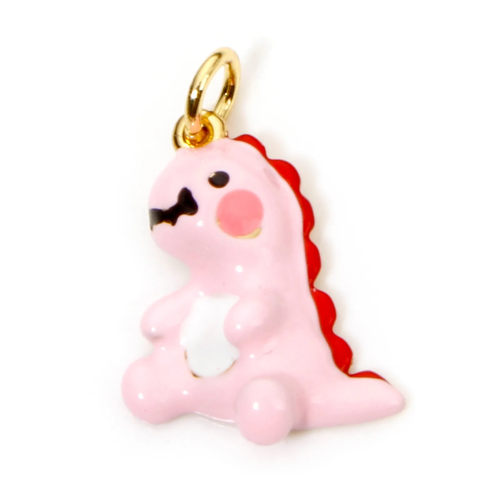 1 Stück Mode 3d Tierfutter Charms für Schmuck machen 18 Karat echte vergoldete Emaille Katze Banane Erdbeer Anhänger Halskette DIY – Detail 10