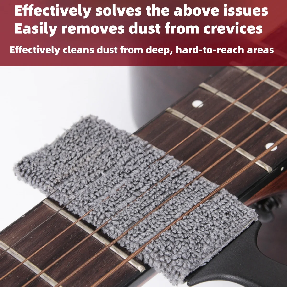 Guitar Cleaning Brush - Blue Color Option