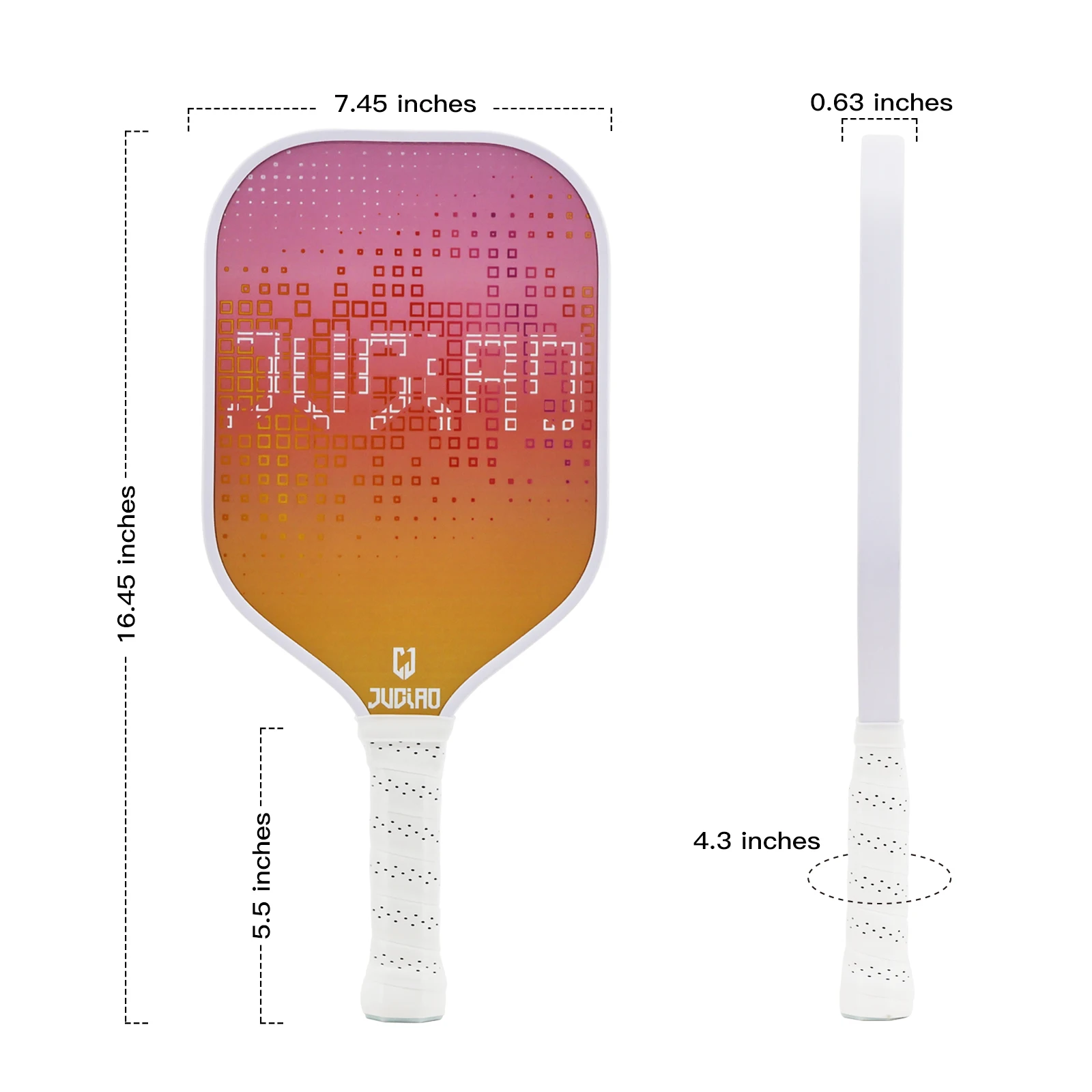 New Design Carbon Fiber Pickleball Paddle Polypropylene Hybrid Honeycomb Core