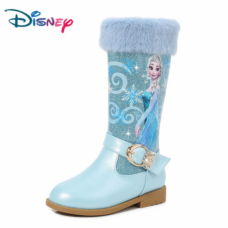 Frozen Elsa Shoes Winter Girls | Elsa Shoes | Kids Winter Boots - Kids Snow Boots - Aliexpress