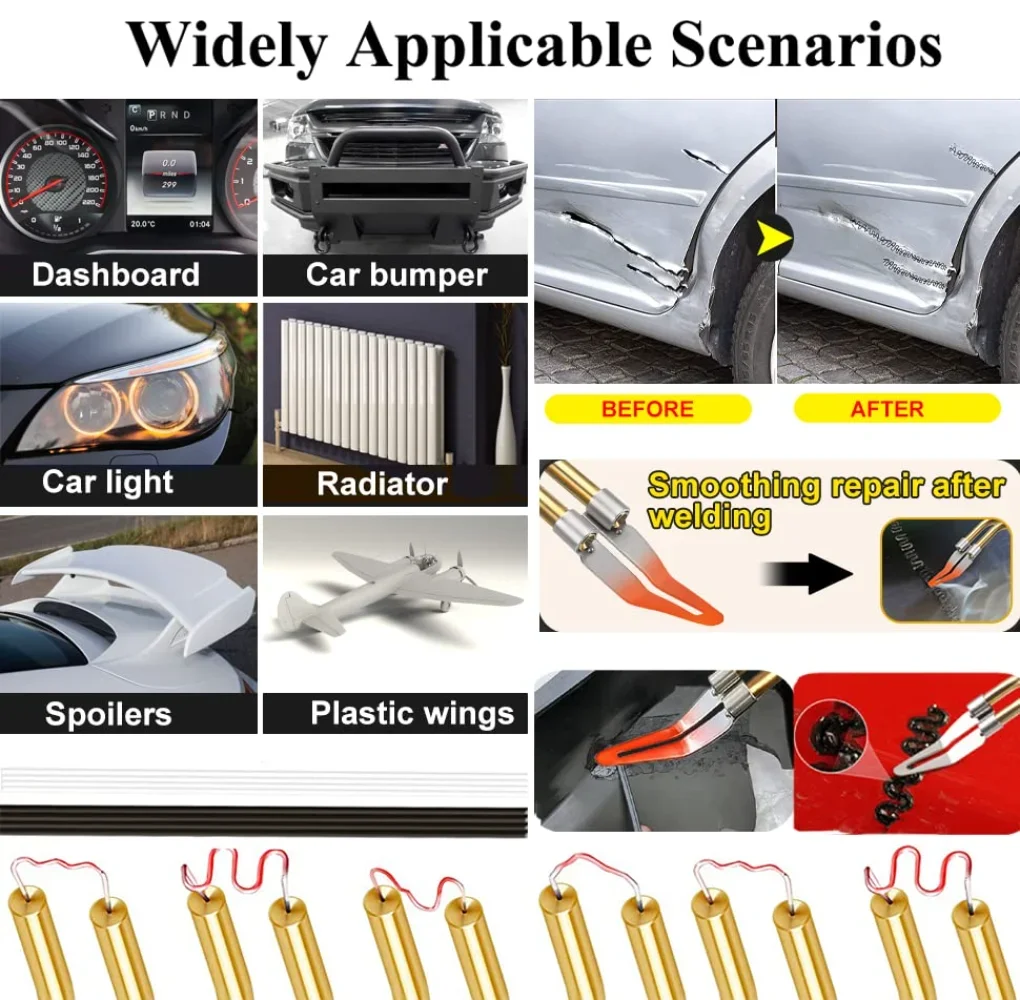 

Hot For Plastic Tools Staple Soldering Machine Gun Stapler Bumper Welding Repairing Repair Iron Welder Car