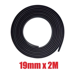 SEAMETAL Universal Car Rubber Sealing Strip - Edge Protector for Windshield, Roof, and Windows (14/19mm) (19mmx2m)