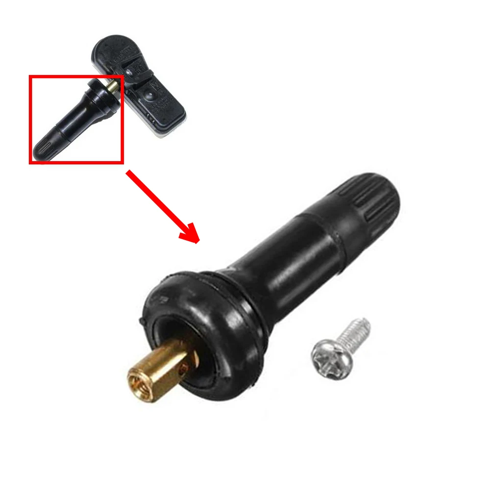 TPMS tire pressure sensor valve for tubeless disc wheel nipple straight rubber nipple for TPMS wheel sensor tire pressure sensor