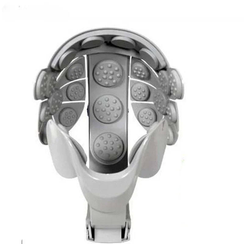 NEW Electric Head Massager Helmet Scalp Brain Relaxation Vibration Acupoint Health Scalp Massage Machine
