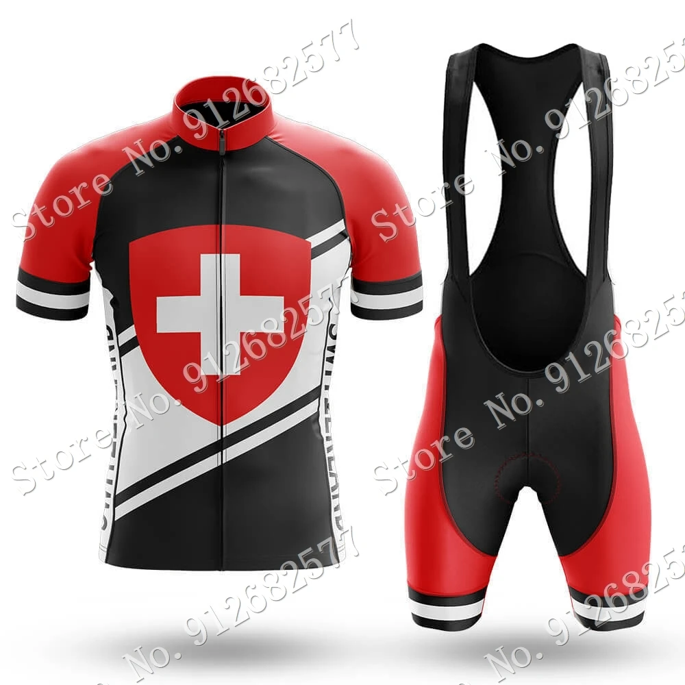 Cycling Shirt Men Switzerland Cycle Jersey Men Switzerland 2023