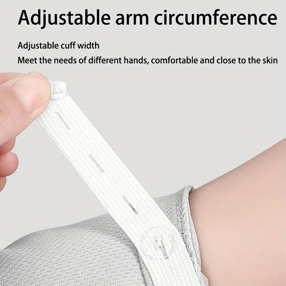 1 Double Loose Ice Silk Ice Sleeve Gloves Breathable Arm Protectors UV-proof Outdoor Sleeves for Driving Sunscreen Sleeves