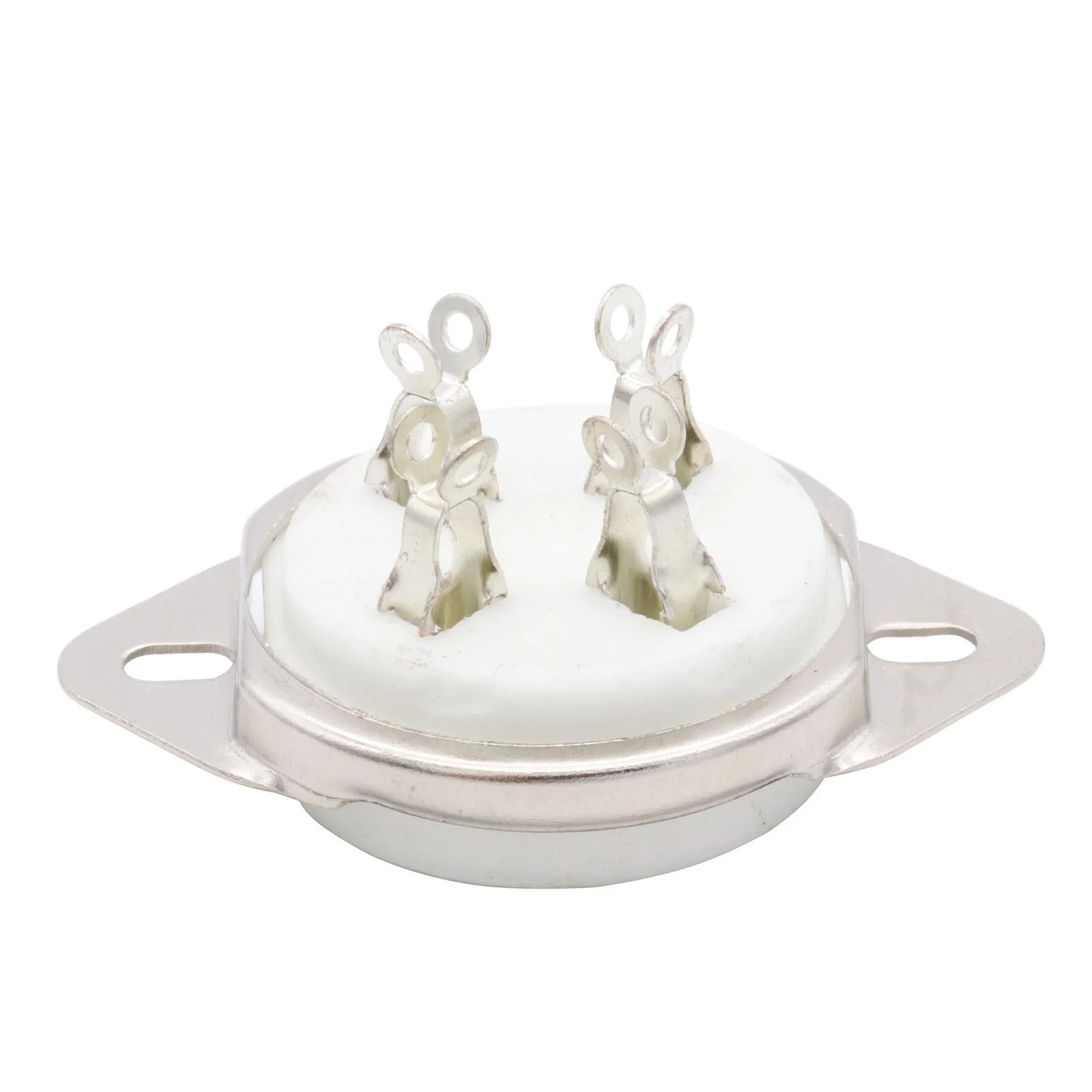 

50 шт./лот нижнее Крепление Шасси 4-контактный керамический трубчатый цоколь U4A основание клапана для 811 274A 572B 300B 71A PX4 винтажный усилитель DIY