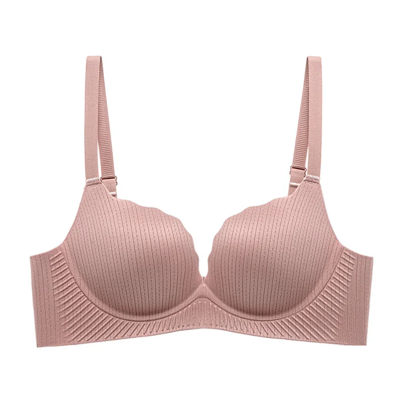 Push Up Bra for Small Chest Women Ultra Thick 6CM Padded No Steel Ring Comfortable & Sexy Lift Lingerie for Flat Chest Women