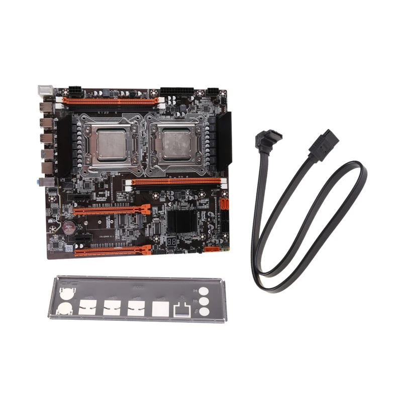 

X79 Dual для 2650 V2, материнская плата с процессором USB3.0 LGA 2011, разъем 4XDDR3 NVME