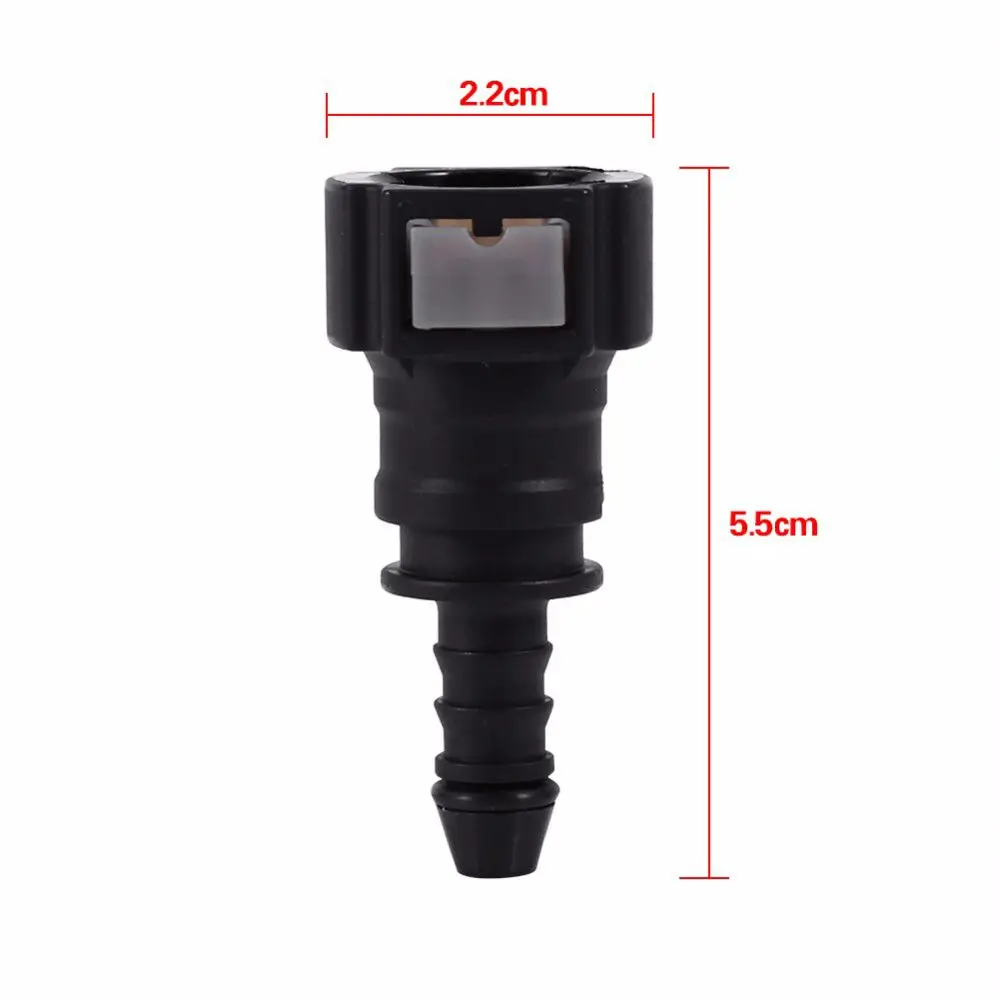 Car Fuel Hose Coupler Car Fuel Accessories 1pc Fuel Line Quick Release Connect Connector Motorcycle Hose Coupler 8mm Female 9.89 Straight Fuel Line Quick Connector