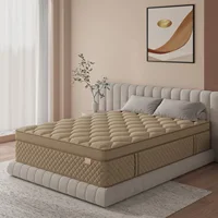 12"14" Gel Memory Foam Hybrid Pocket Spring Mattress Twin Full Queen King Bed Mattress In A Box, Medium Firm Motion Isolation 3