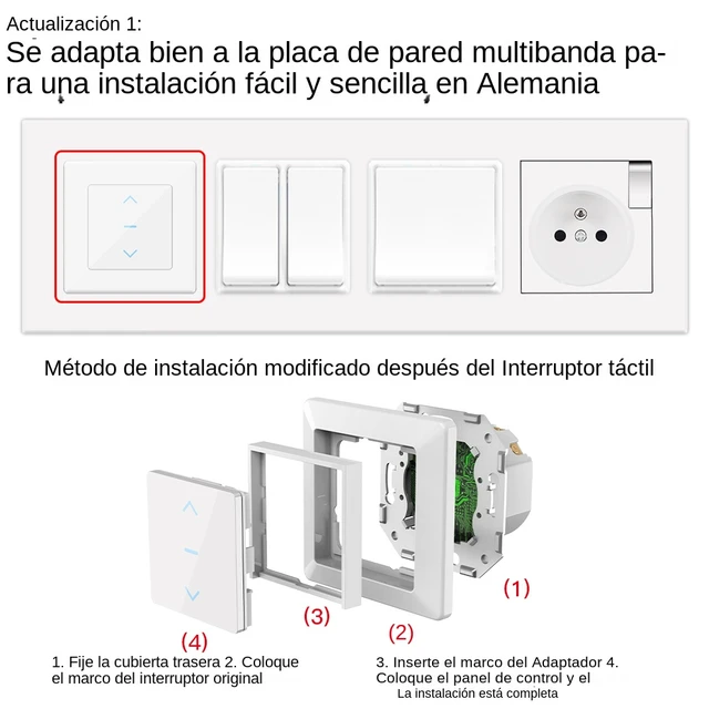 Funcionamiento del interruptor de persiana 