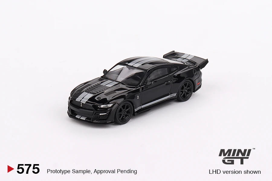 Minigt 1/64 Shelby Gt500 Dragon Snake Concept Black Mgt00575-Ch Lhd Cars Alloy Motor Vehicle Diecast Metal Model Kids Toys Boys
