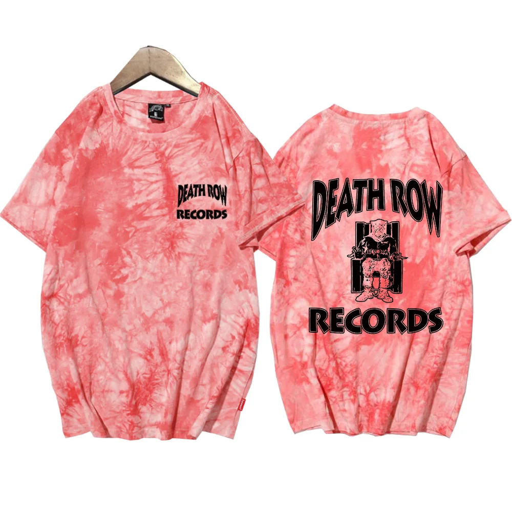 Death Row Records Double Sided Print T Shirt Rapper Tupac
