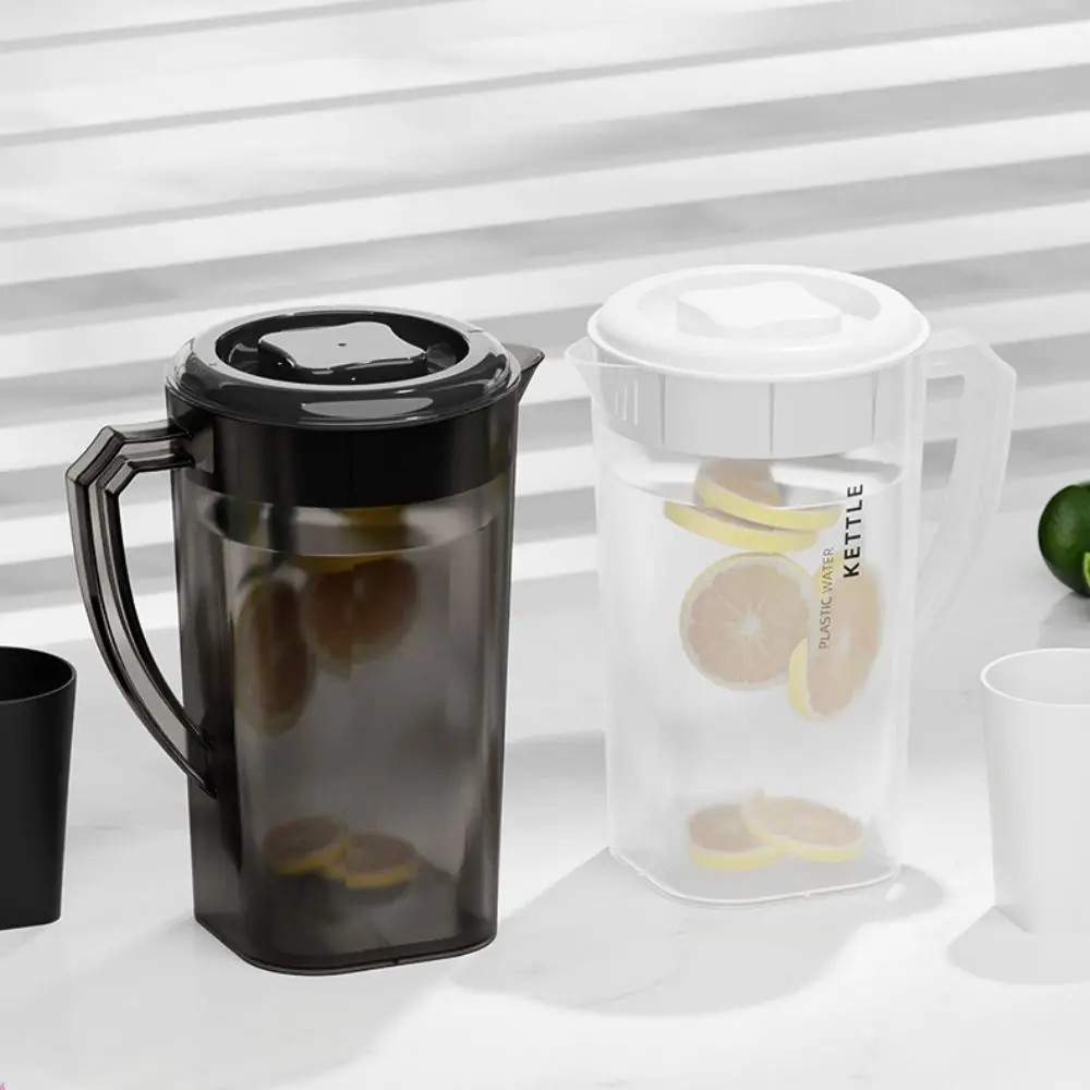 Cold Water Jug 1.3/2.2/3L Cold Water Kettle Household Heat Resistant Large Capacity Pitcher Plastic Fall-resistant Juice Jug Refrigerator