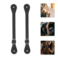 2 Pcs AC Pipes Horse Riding Belt Spurs Surrounding Knight Braiding Kit Spatula Lifter 1