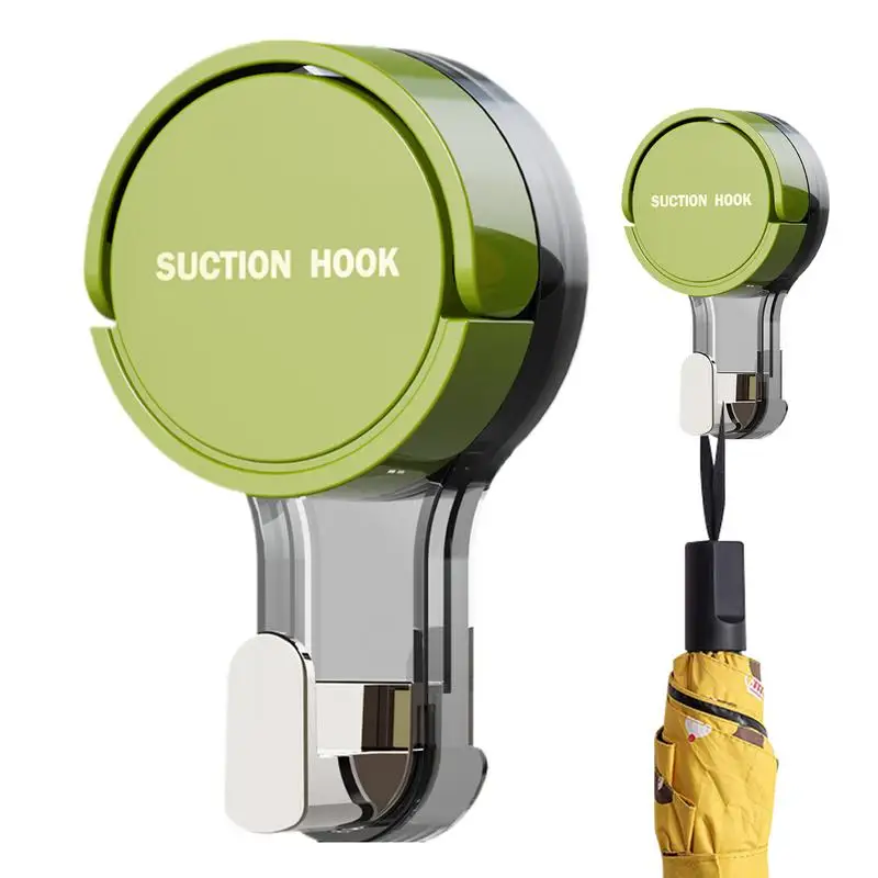 Suction Cup Hooks For Shower Bathroom Wall Bathtub Loofah Hook Reusable Removable Strong Waterproof Suction Cup Hooks