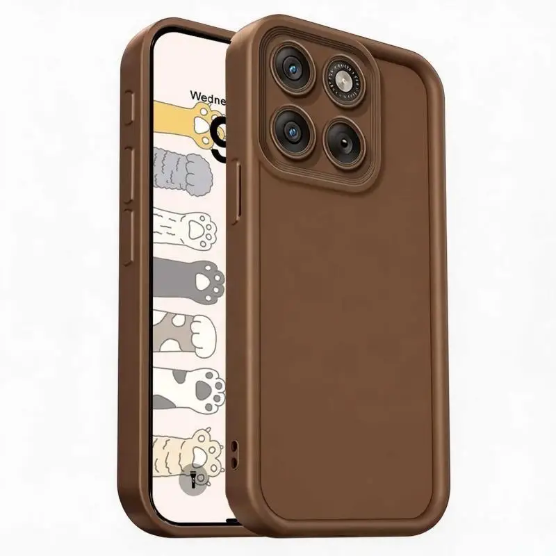 Candy Color Soft Bumper Phone Case