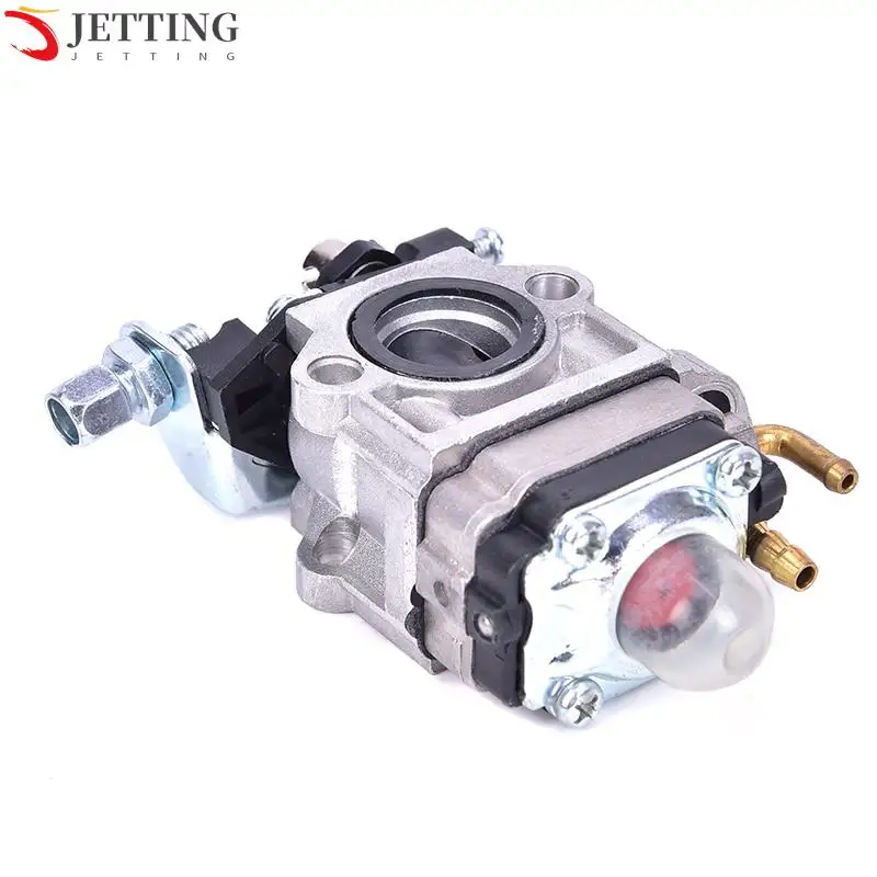 Carburetor Kit 15mm Brushcutter 43cc 49cc 52cc Strimmer Cutter Chainsaw 2-Stroke Scooter Mini Pocket Chopper Bike