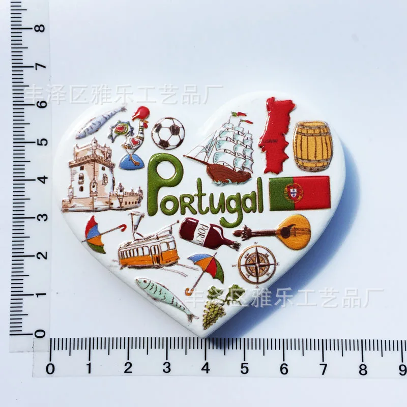 Souvenir di LISBONA, Portogallo. Ornamento personalizzato dipinto a mano, puoi richiedere il monumento che vuoi. Regalo ricordo di viaggio. - Italia