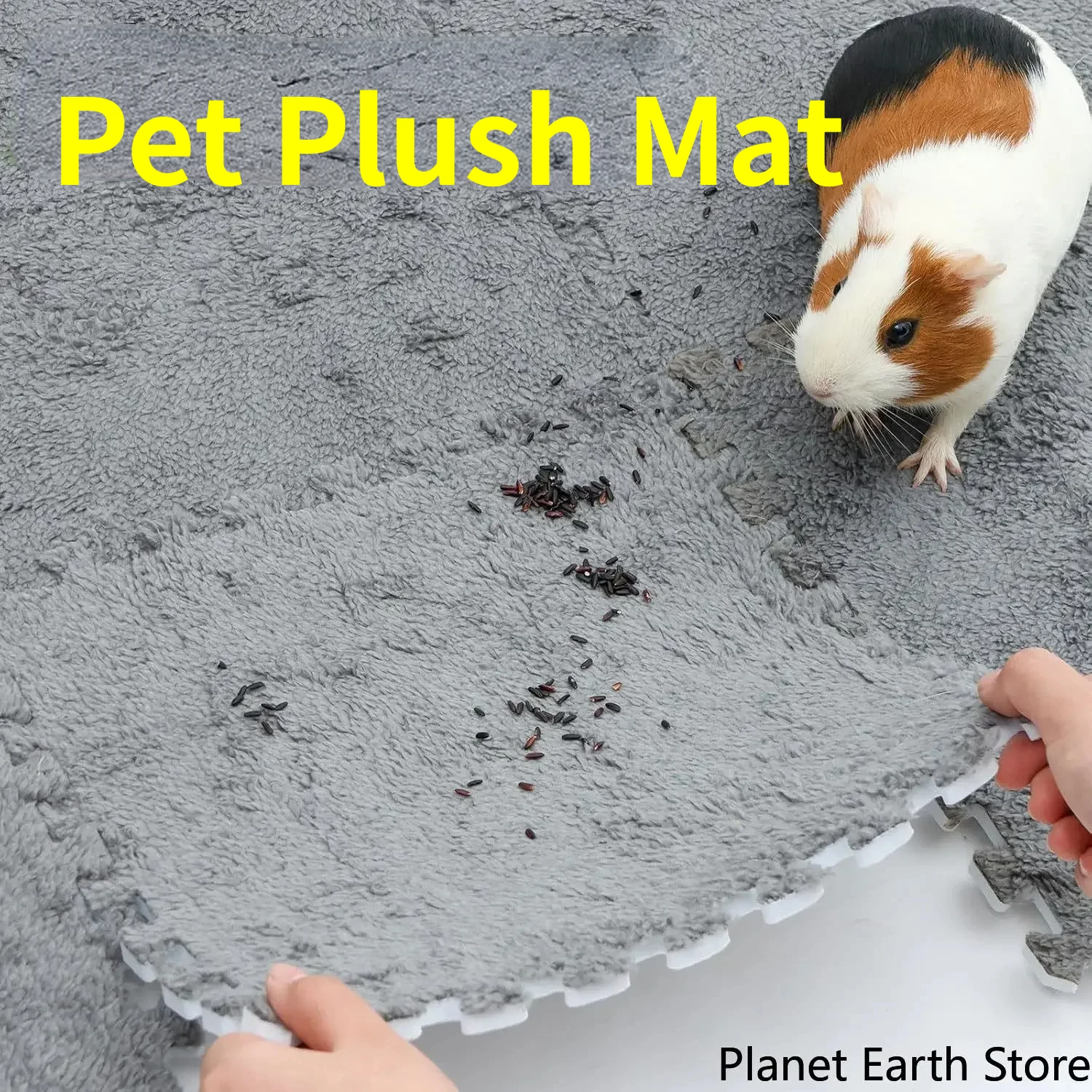 Pig Fleece Bedding Guinea Pig Mats 4/10Pcs Rabbit Guinea Pig Cage