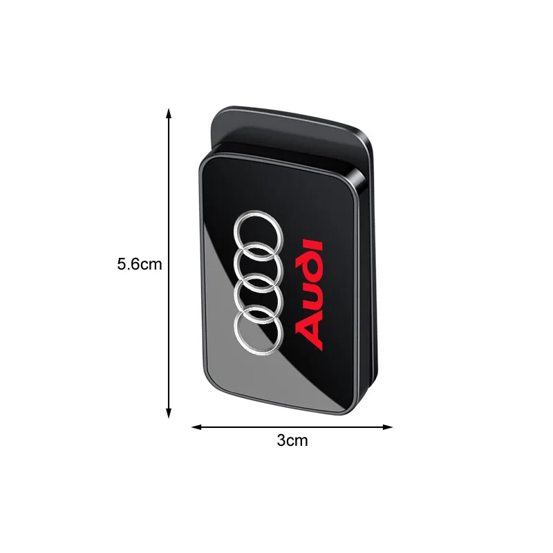 new Fashion Magnetic Car Interior Supplies Seat Belt Holder Stabilizer For Audi C5 C6 C7 A4 B6 B8 B7 A6 A3 A5 Q3 Q5 Q7 8P 8V 8L 2