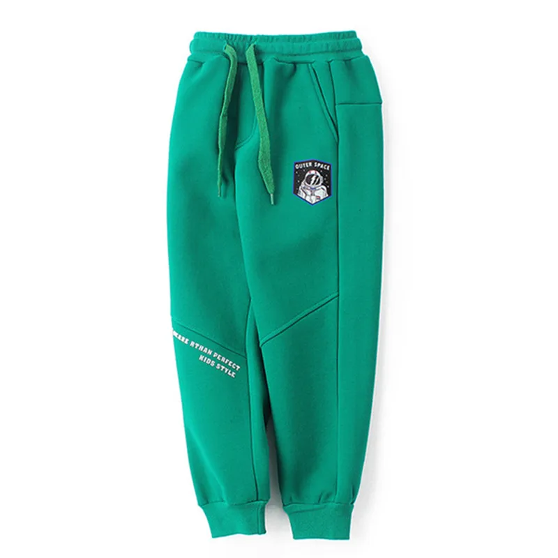 

Sport Pants For Boys 2022 Winter Autumn Fashion Children Trousers Solid Blue Black Grey Loose Boys Casual Long Pants Thick Warm