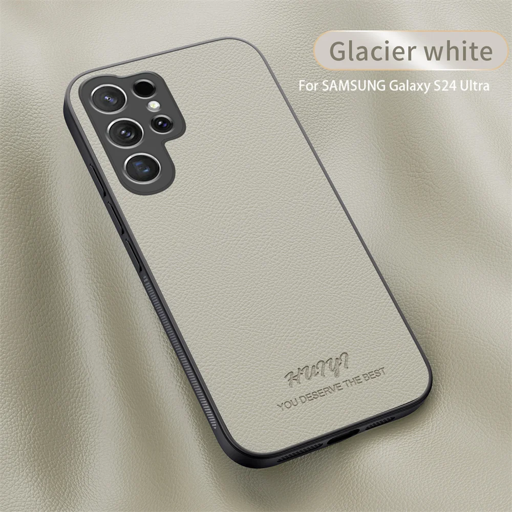 Premium Magnetic Leather Phone Case - Luxury Built-In Design