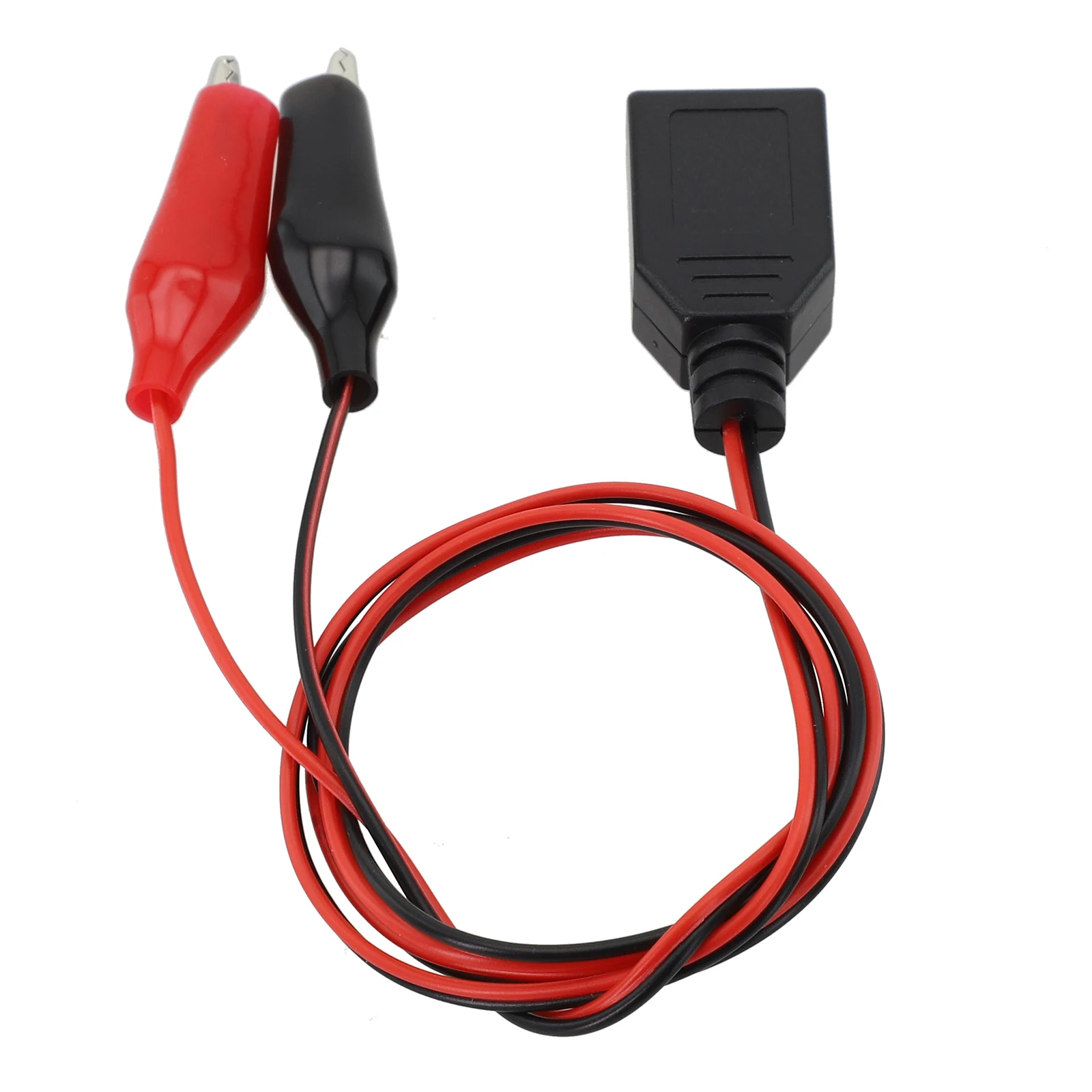 Alligator Test Clip USB Male To Female Connector Adapter Power Cord 60CM 3-5A 18AWG Power Cord Test Measurement