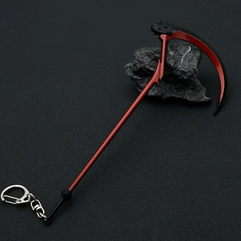 

EVA Peripheral Weapon Model Toy, Zinc Alloy Metal, Metal Blade, 18 CM (7.08 Inches), Non Sharp, Red Color, Craft Ornaments