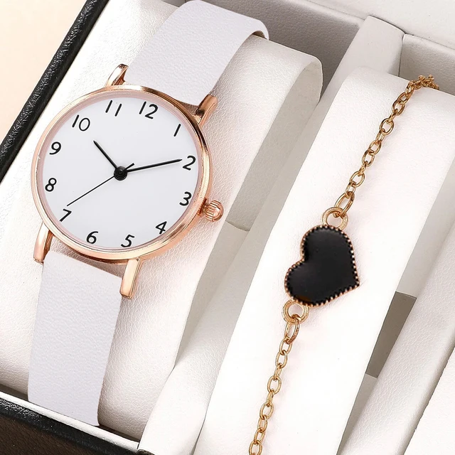2022 New Watch Women Fashion Casual Leather Belt Watches Simple Ladies Round Dial Quartz Wristwatches Dress Clock Reloj Mujer 2